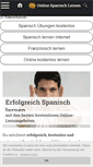 Mobile Screenshot of online-spanisch-lernen.de